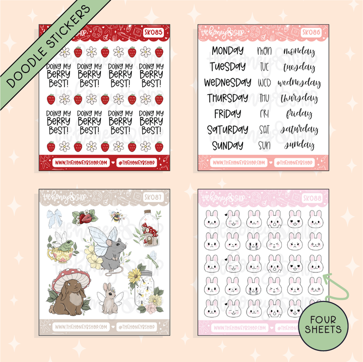 Fields | Deluxe Digital Babe Box - Printable Stickers &amp; Clipart