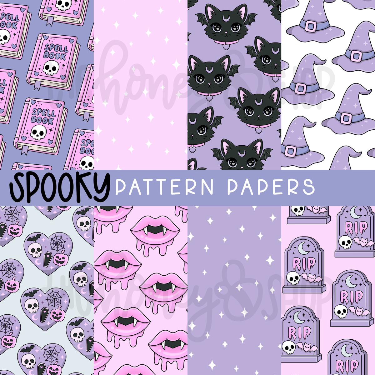 Deluxe Digital Spooky Stationery Bundle