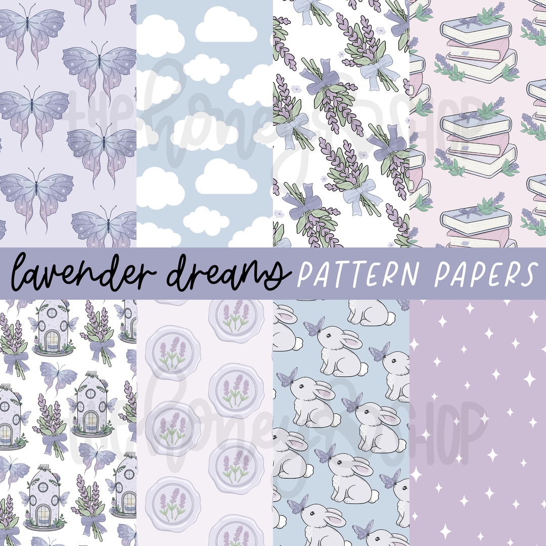 Lavender Dreams | Deluxe Digital Babe Box - Printable Stickers &amp; Clipart
