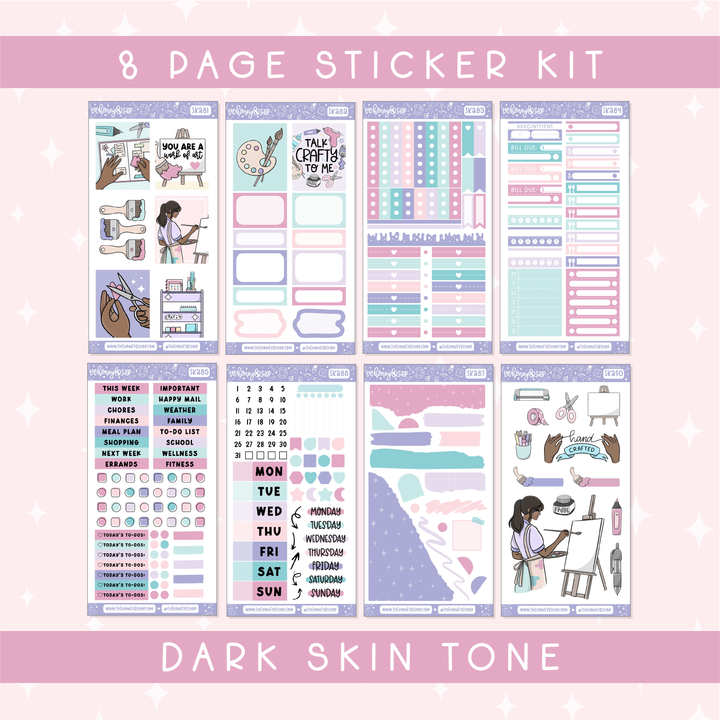 Crafty AF | Deluxe Digital Babe Box - Printable Stickers &amp; Clipart