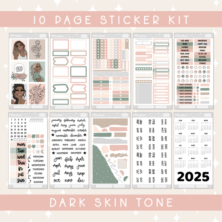 Fresh Start | Deluxe Digital Babe Box - Printable Stickers &amp; Clipart