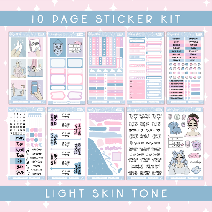 Staycation | Deluxe Digital Babe Box - Printable Stickers &amp; Clipart