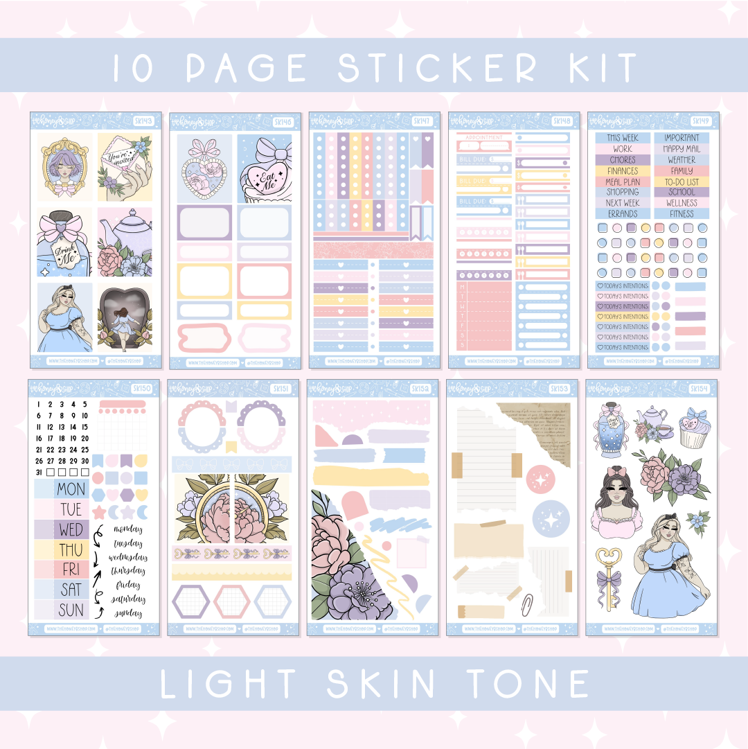Tea Party | Deluxe Digital Babe Box - Printable Stickers &amp; Clipart