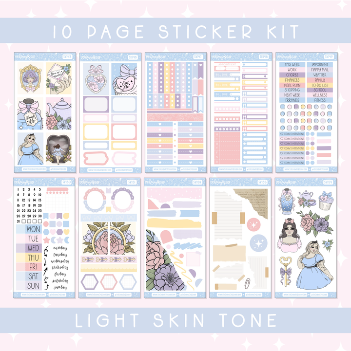Tea Party | Deluxe Digital Babe Box - Printable Stickers &amp; Clipart