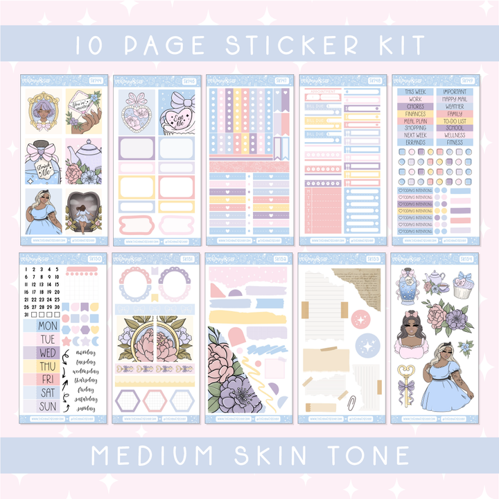 Tea Party | Deluxe Digital Babe Box - Printable Stickers &amp; Clipart