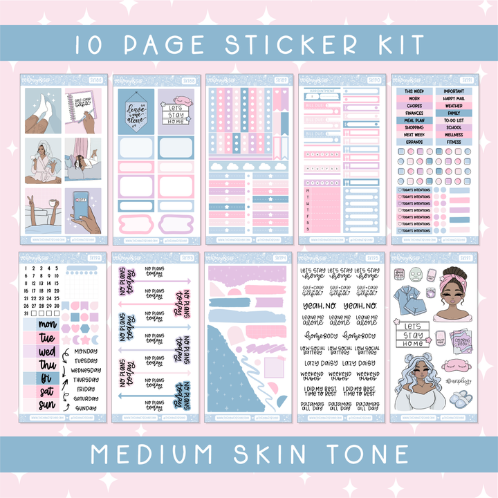 Staycation | Deluxe Digital Babe Box - Printable Stickers &amp; Clipart