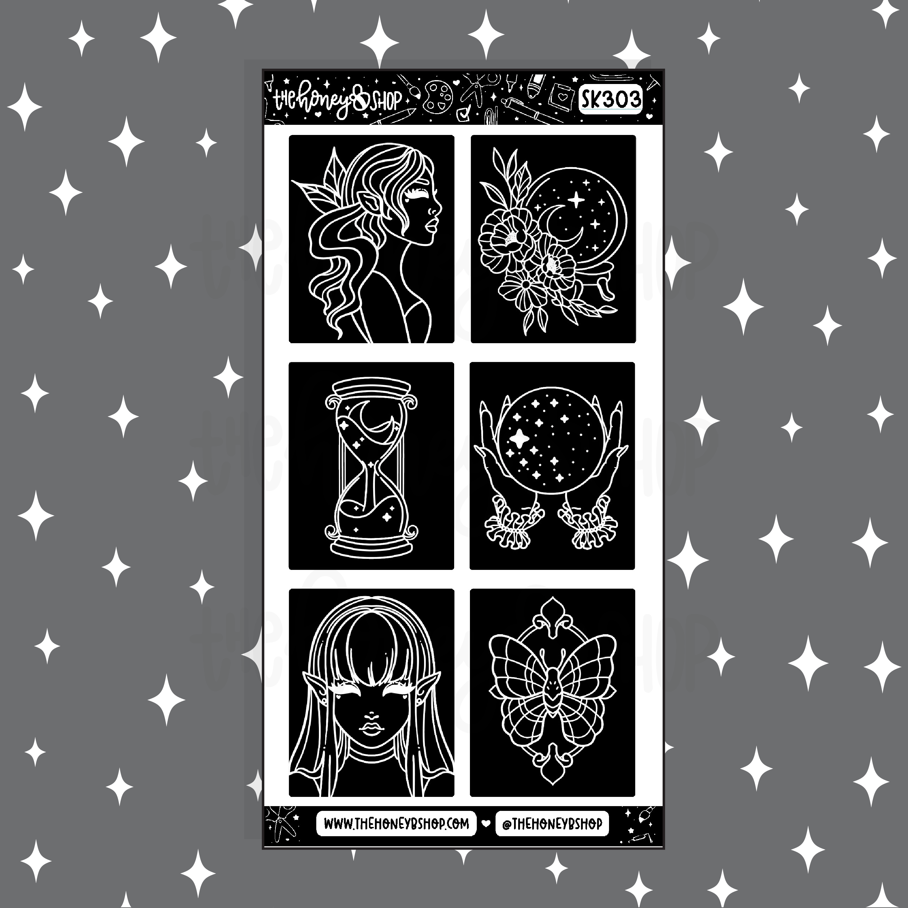 Blackout 4.0 Full Boxes Doodle Sticker | A La Carte – TheHoneyBShop