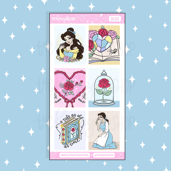 Etiqueta engomada del Doodle de las cajas llenas de las duchas | A la carta | ¡Elige tu tono de piel!