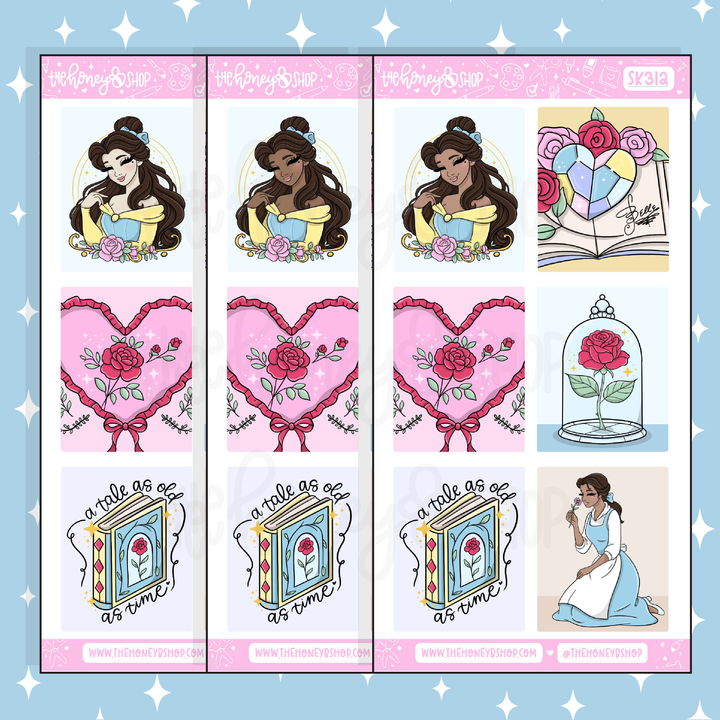 Etiqueta engomada del Doodle de las cajas llenas de las duchas | A la carta | ¡Elige tu tono de piel!