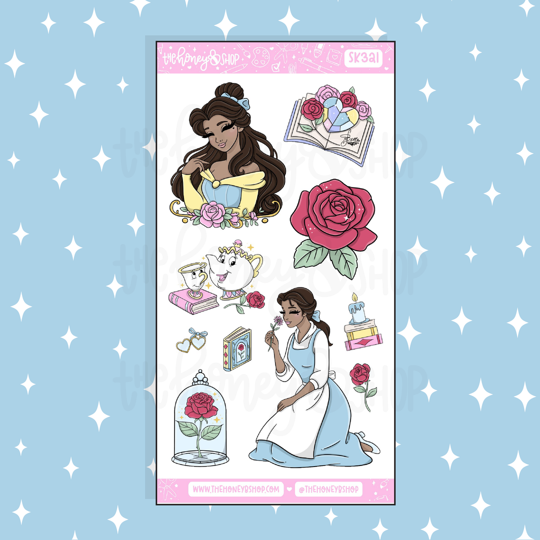 Etiqueta engomada del Doodle de las cajas llenas de las duchas | A la carta | ¡Elige tu tono de piel!