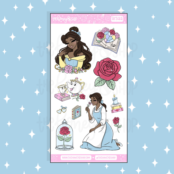 Etiqueta engomada del Doodle de las cajas llenas de las duchas | A la carta | ¡Elige tu tono de piel!