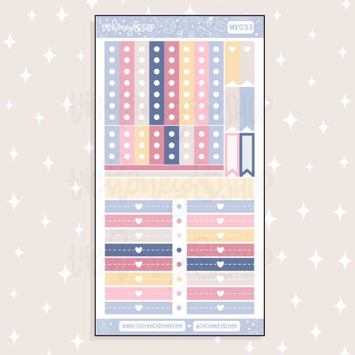 Denim Daisy Weekly Kit Doodle Sticker | Choose Your Sheets!