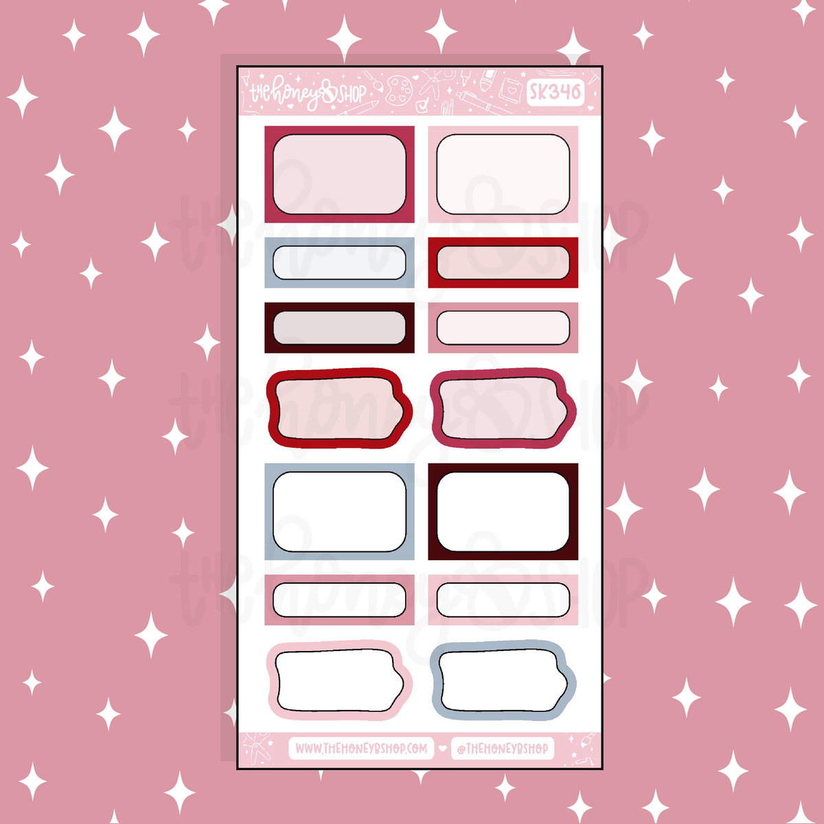 Cherry Bomb Half Boxes Doodle Sticker | A La Carte