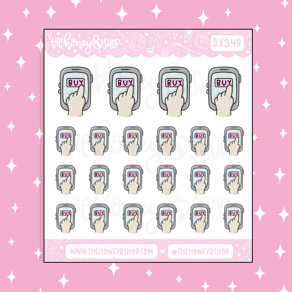 Shopping Online + Buying Doodle Sticker | Choose your Skin Tone!