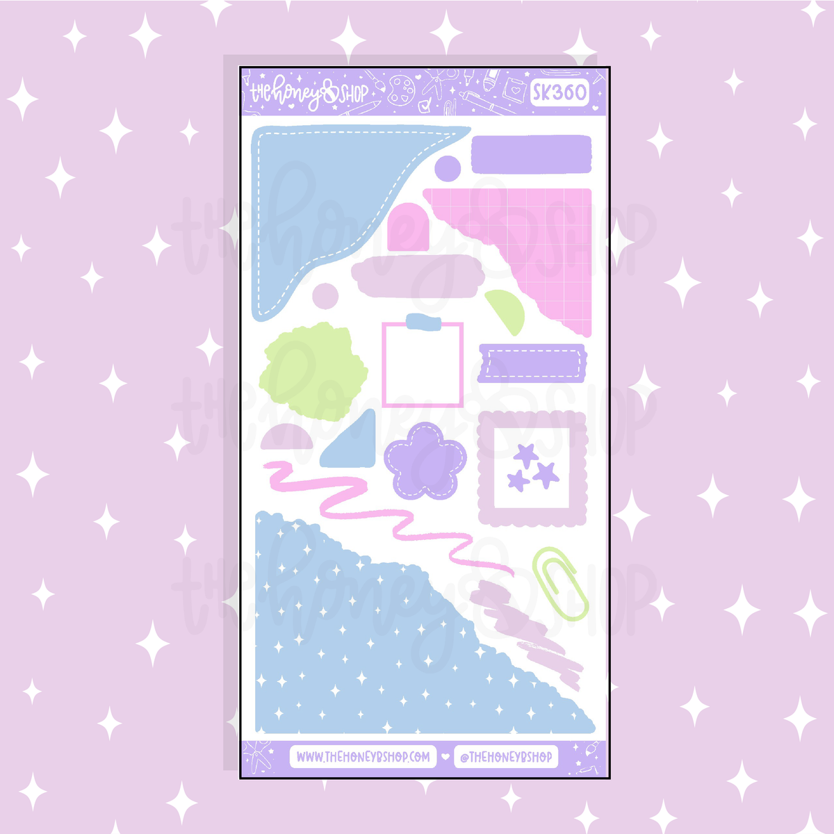 Cosmic Cutie Creative Journaling Doodle Sticker | A La Carte