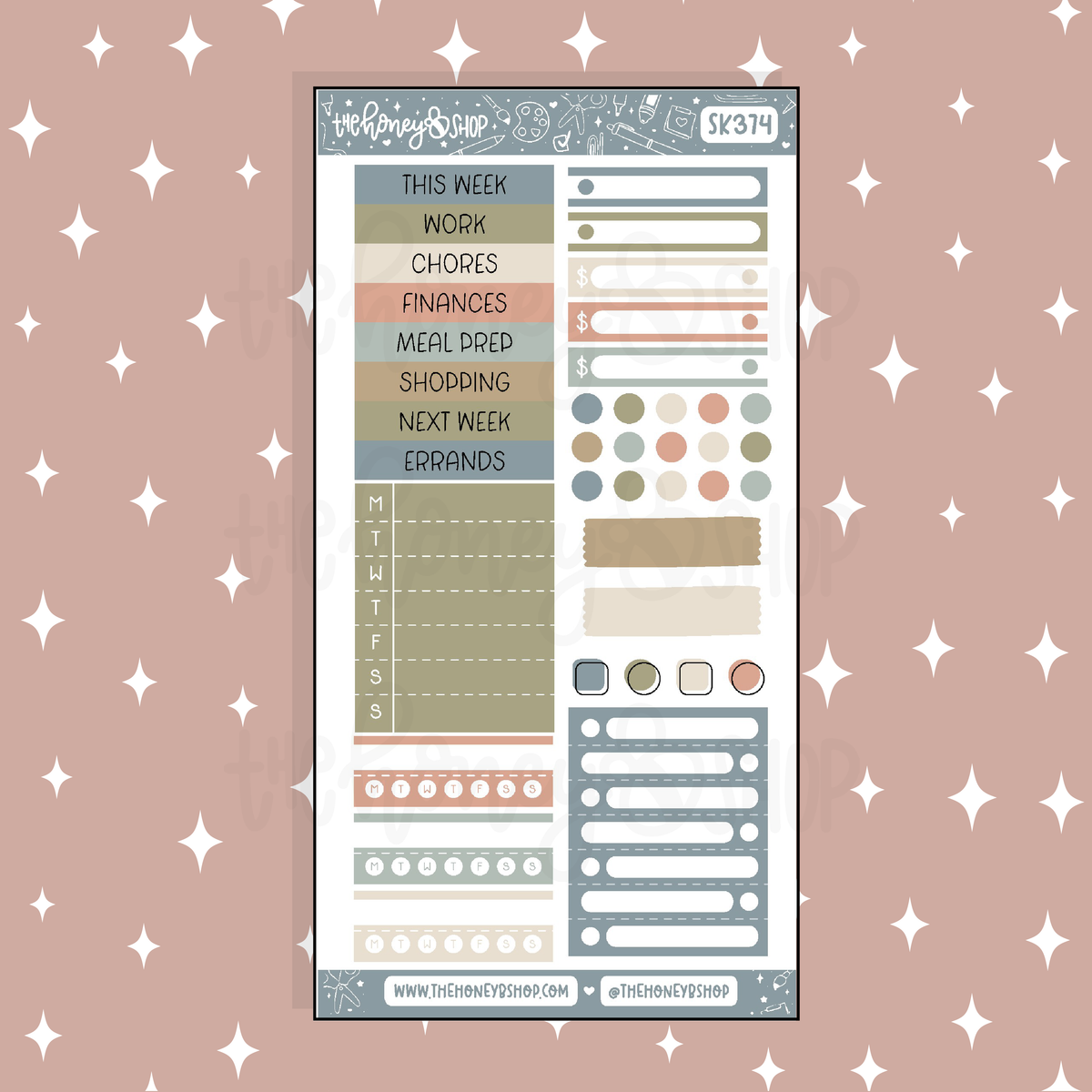 Homebody Headers + Habits Doodle Sticker | A La Carte