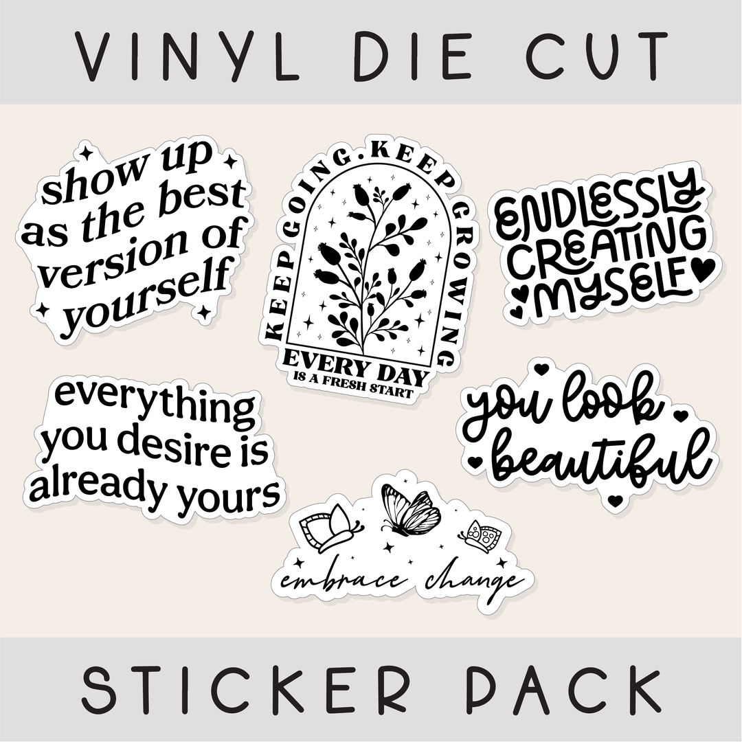 Fresh Start | Deluxe Digital Babe Box - Printable Stickers &amp; Clipart