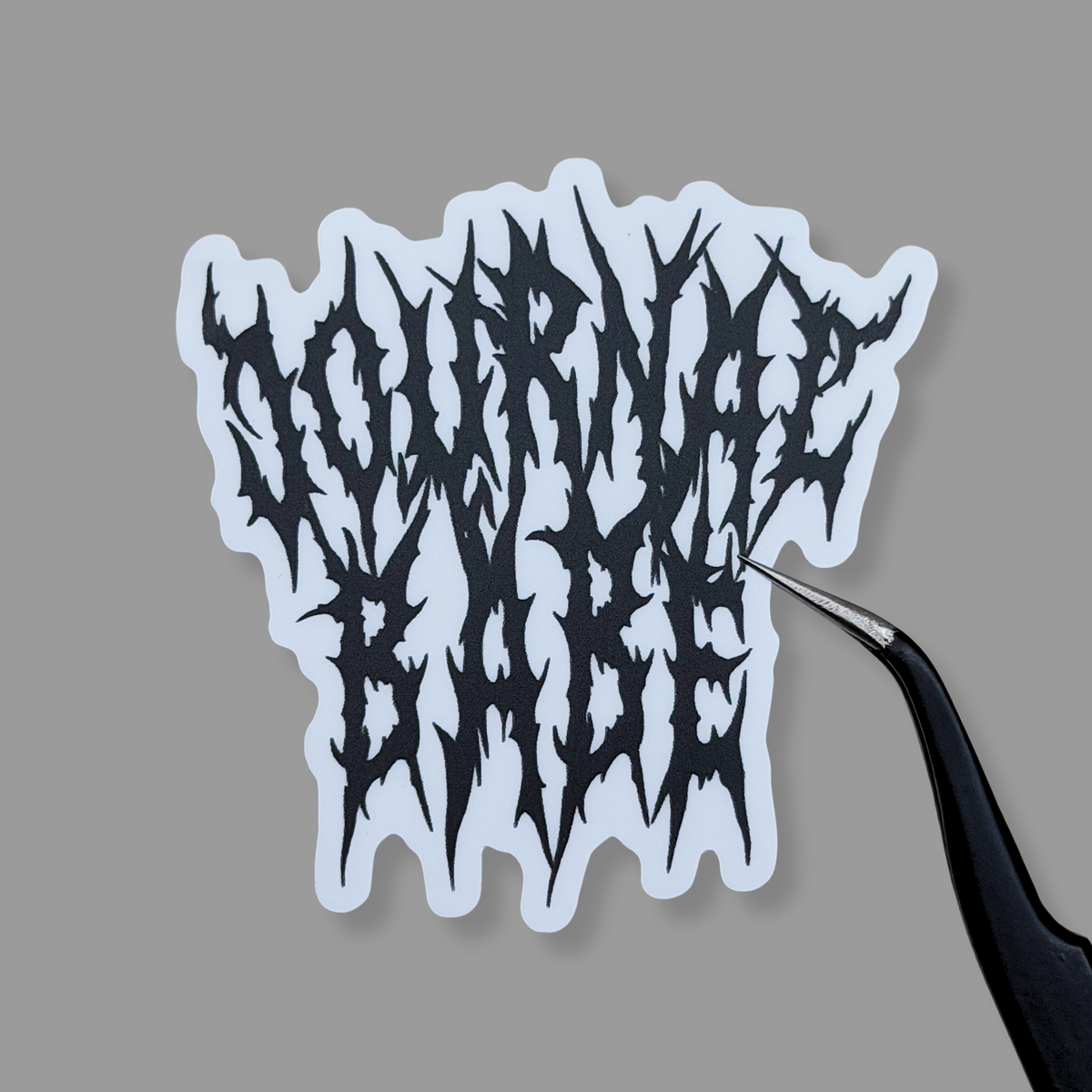 Metalcore Journal Babe Vinyl Sticker Die Cut
