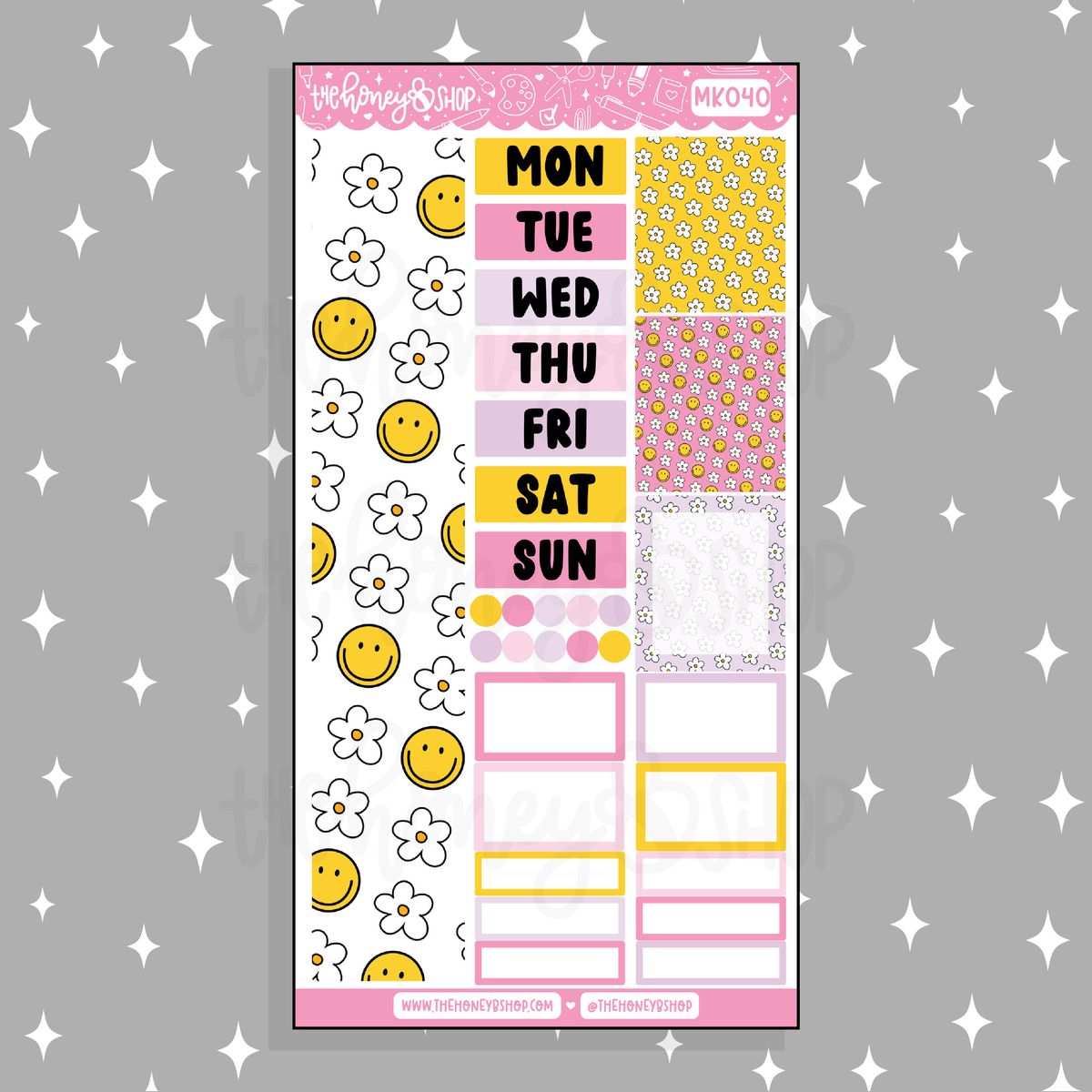 All Smiles BEE6 Monthly Kit | Fits BEE6 TRP Planner