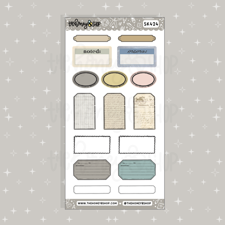 Keepsakes | 8 Page Sticker Kit Bundle
