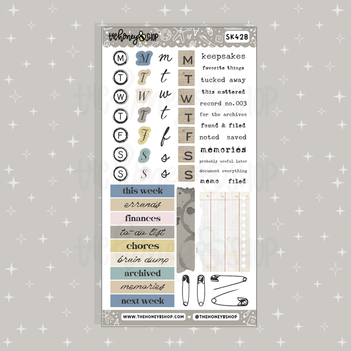 Keepsakes | 8 Page Sticker Kit Bundle