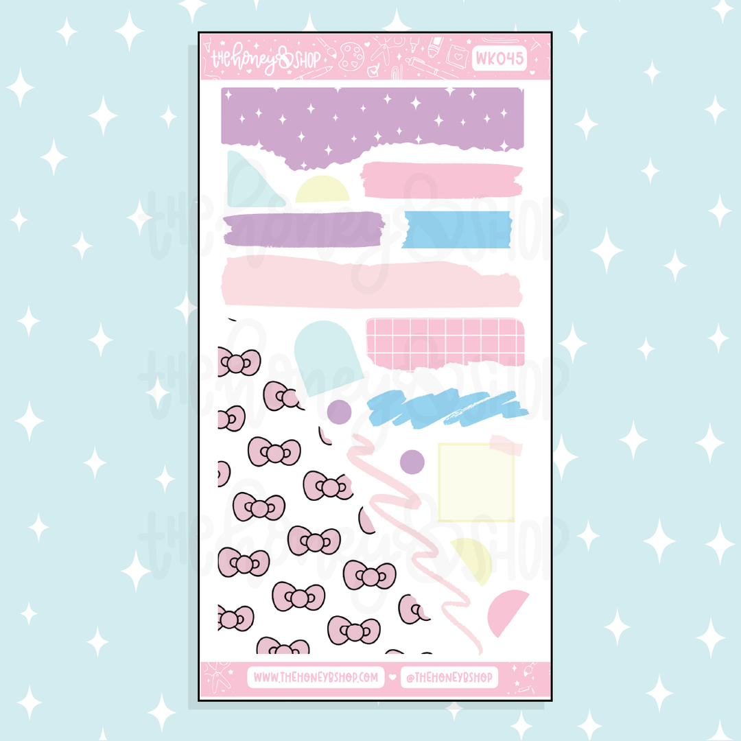 Sanrio Ice Cream Weekly Kit Doodle Sticker | Choose Your Sheets!