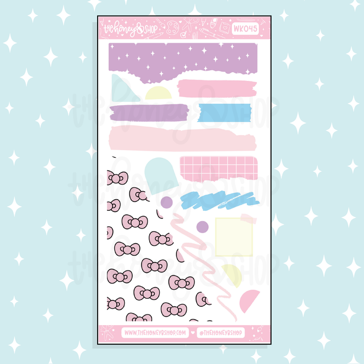 Sanrio Ice Cream Weekly Kit Doodle Sticker | Choose Your Sheets!