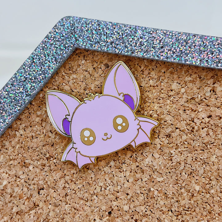 Kawaii Bat Enamel Pin | Gold Plated