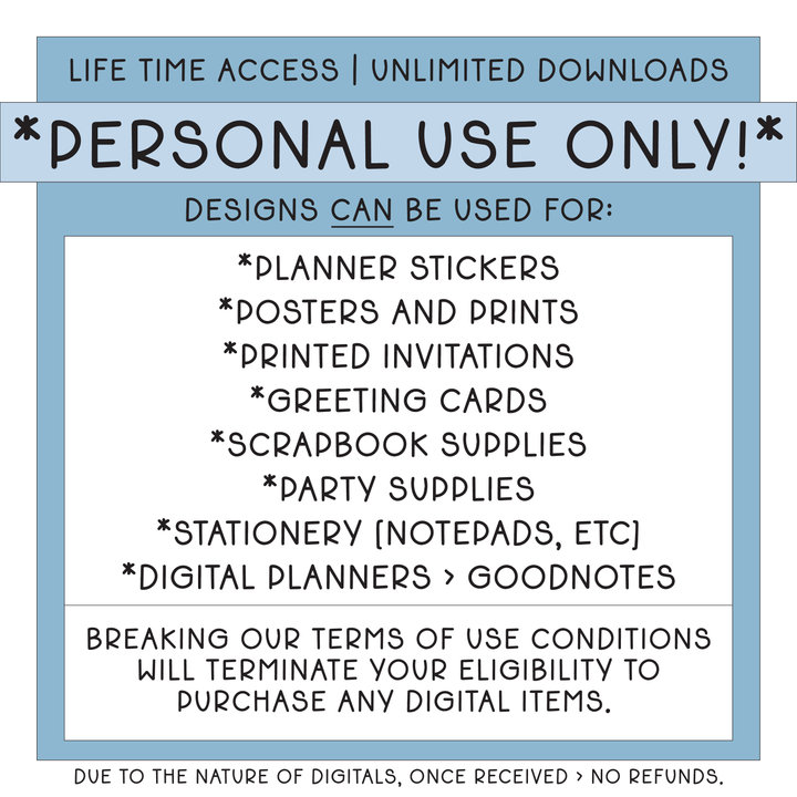 Staycation | Deluxe Digital Babe Box - Printable Stickers &amp; Clipart