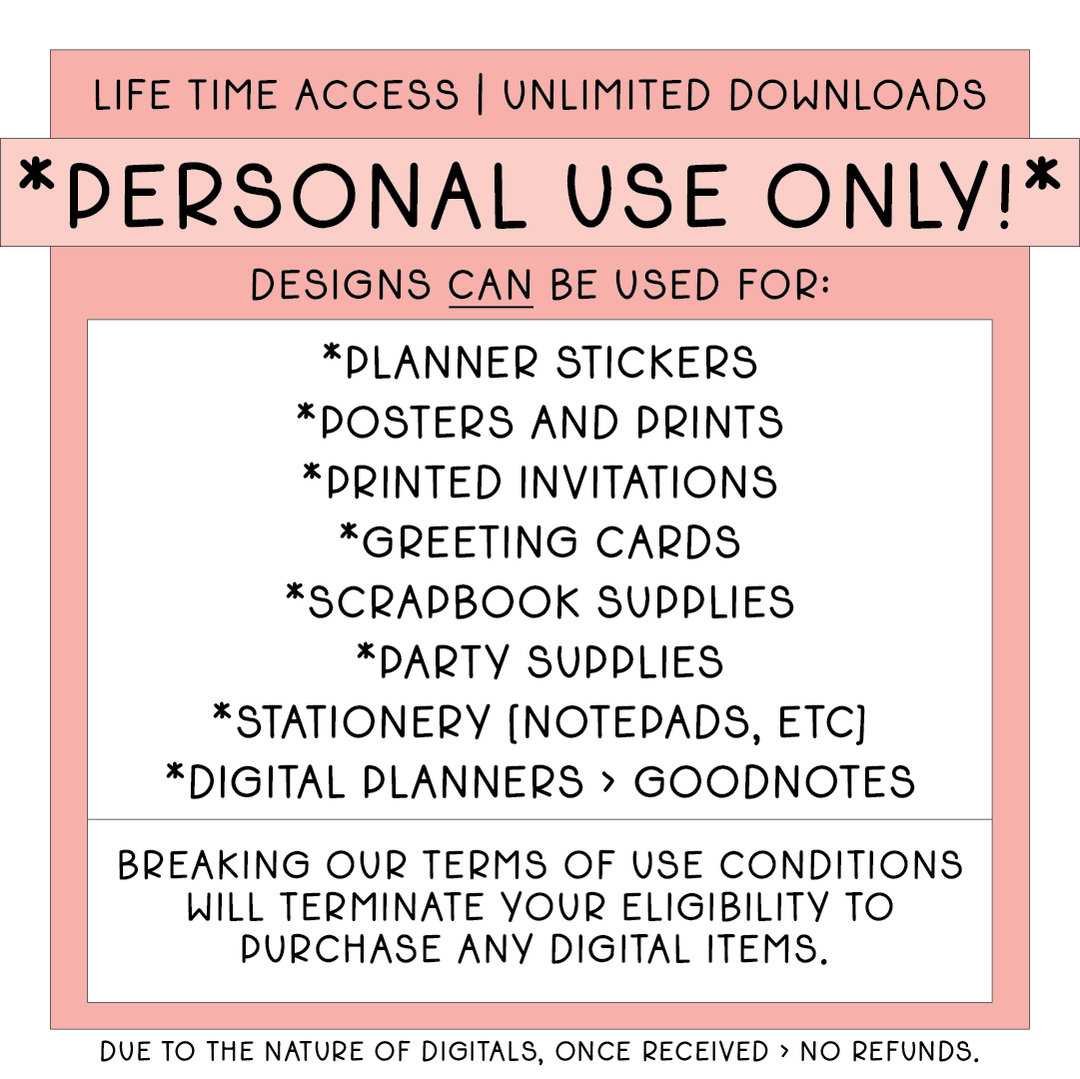 Fields | Deluxe Digital Babe Box - Printable Stickers &amp; Clipart