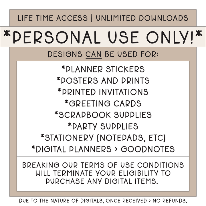 Fresh Start | Deluxe Digital Babe Box - Printable Stickers &amp; Clipart