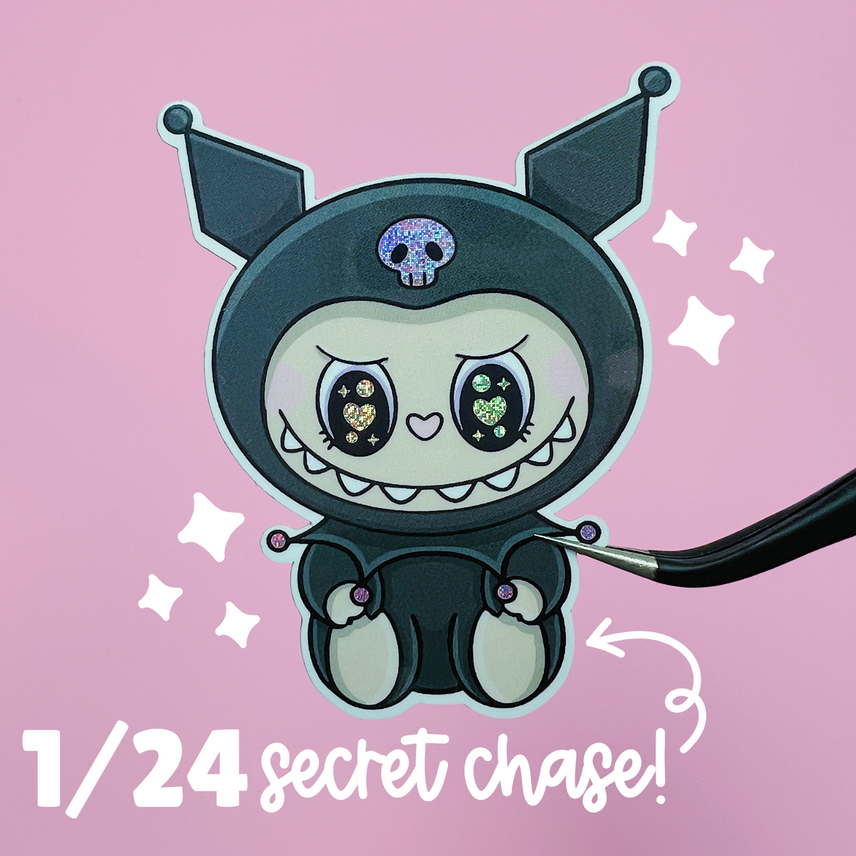 Cutie Monster Series 1 | Vinyl Sticker Blind Bag | Includes 3 Vinyl Stickers!