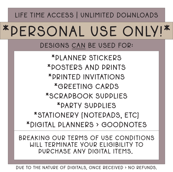 Dark Academia | Deluxe Digital Babe Box - Printable Stickers &amp; Clipart
