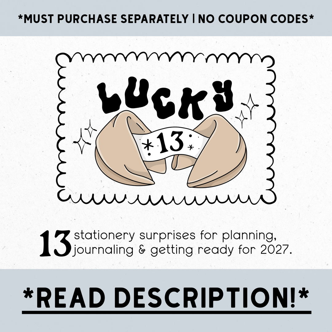 Lucky 13 | 13-Day Sticker &amp; Stationery Advent Calendar