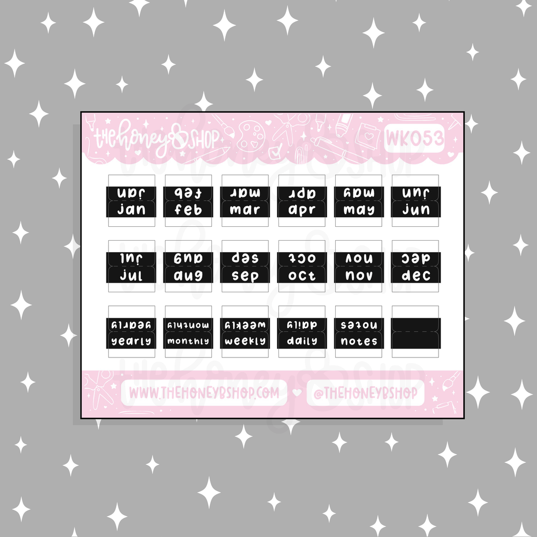 Etiqueta engomada del Doodle del bebé aguamarina | Patreón de marzo | ¡Elige tu tono de piel!