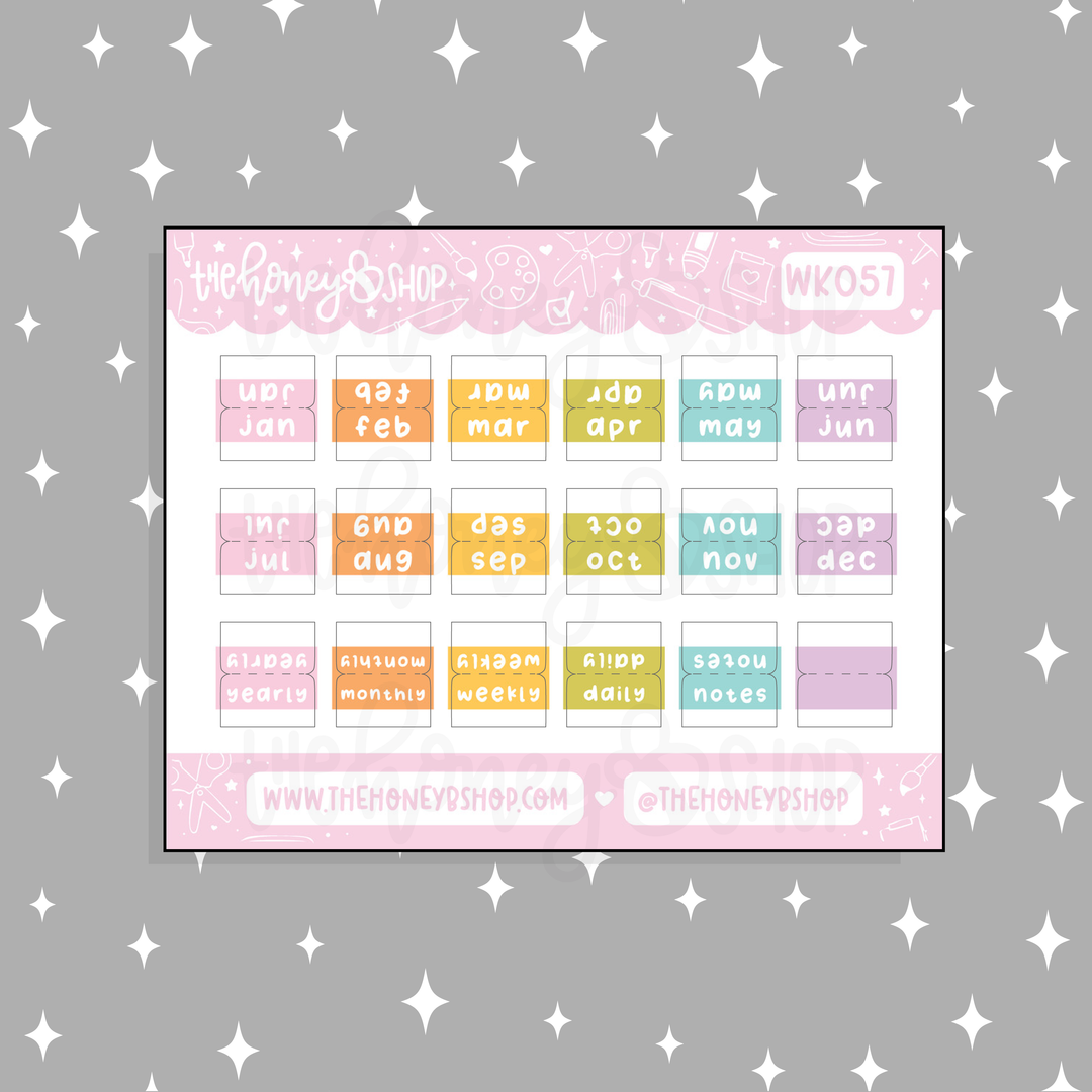 Etiqueta engomada del Doodle del bebé aguamarina | Patreón de marzo | ¡Elige tu tono de piel!