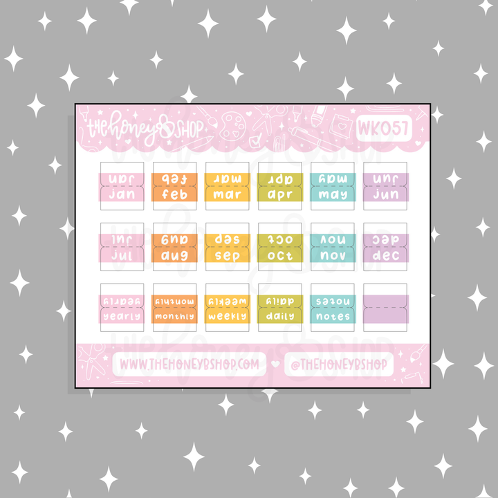 Etiqueta engomada del Doodle del bebé aguamarina | Patreón de marzo | ¡Elige tu tono de piel!