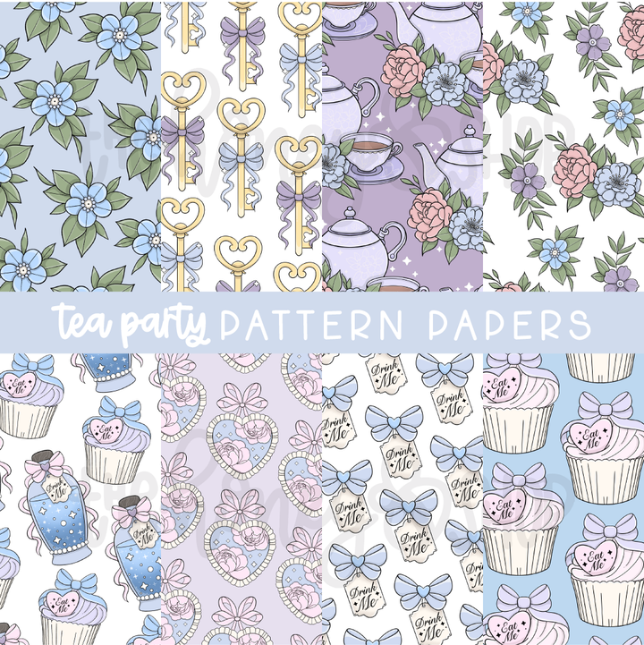 Tea Party | Deluxe Digital Babe Box - Printable Stickers &amp; Clipart