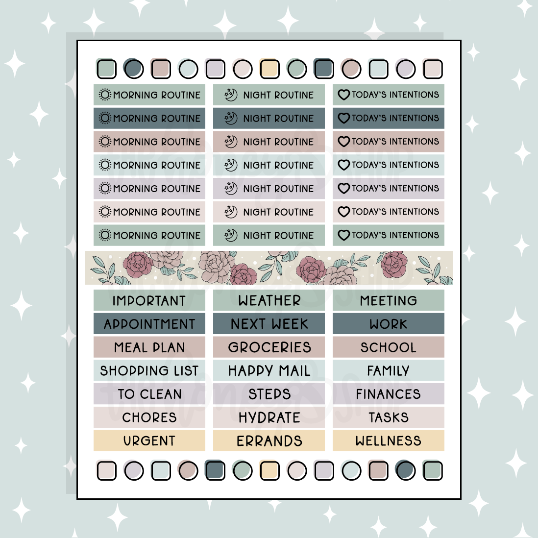 Reset Headers Doodle Sticker | A La Carte