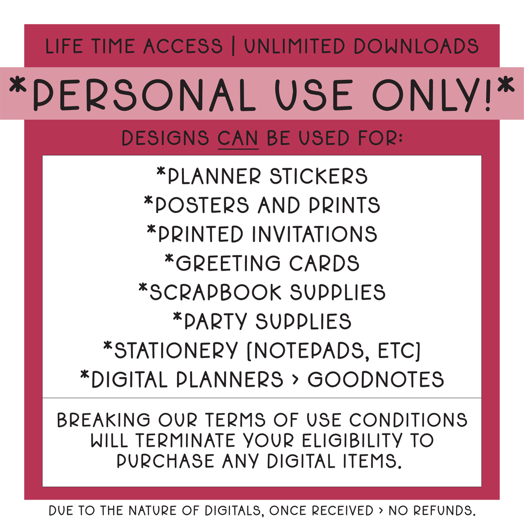 Cherry Bomb | Deluxe Digital Babe Box - Printable Stickers &amp; Clipart