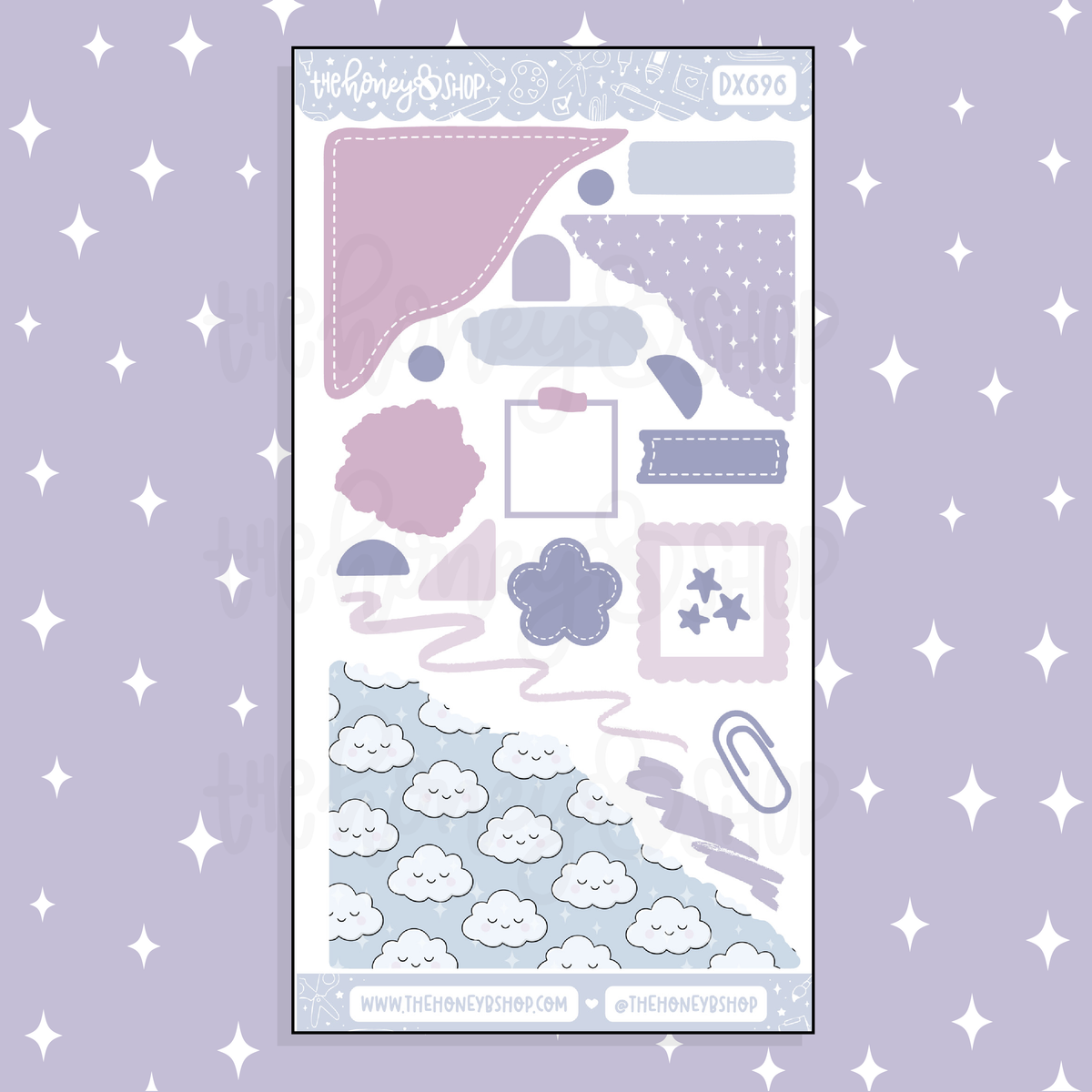 Sleepy Daze Journaling Deco Doodle Sticker | February Patreon