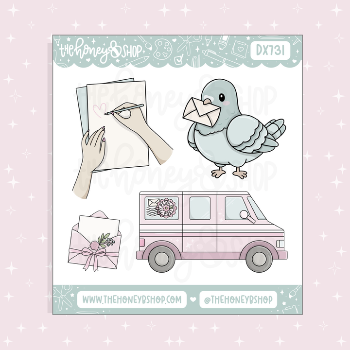 Petal Post Deco Doodle Sticker Sheet | Choose your Skin Tone! | May Patreon