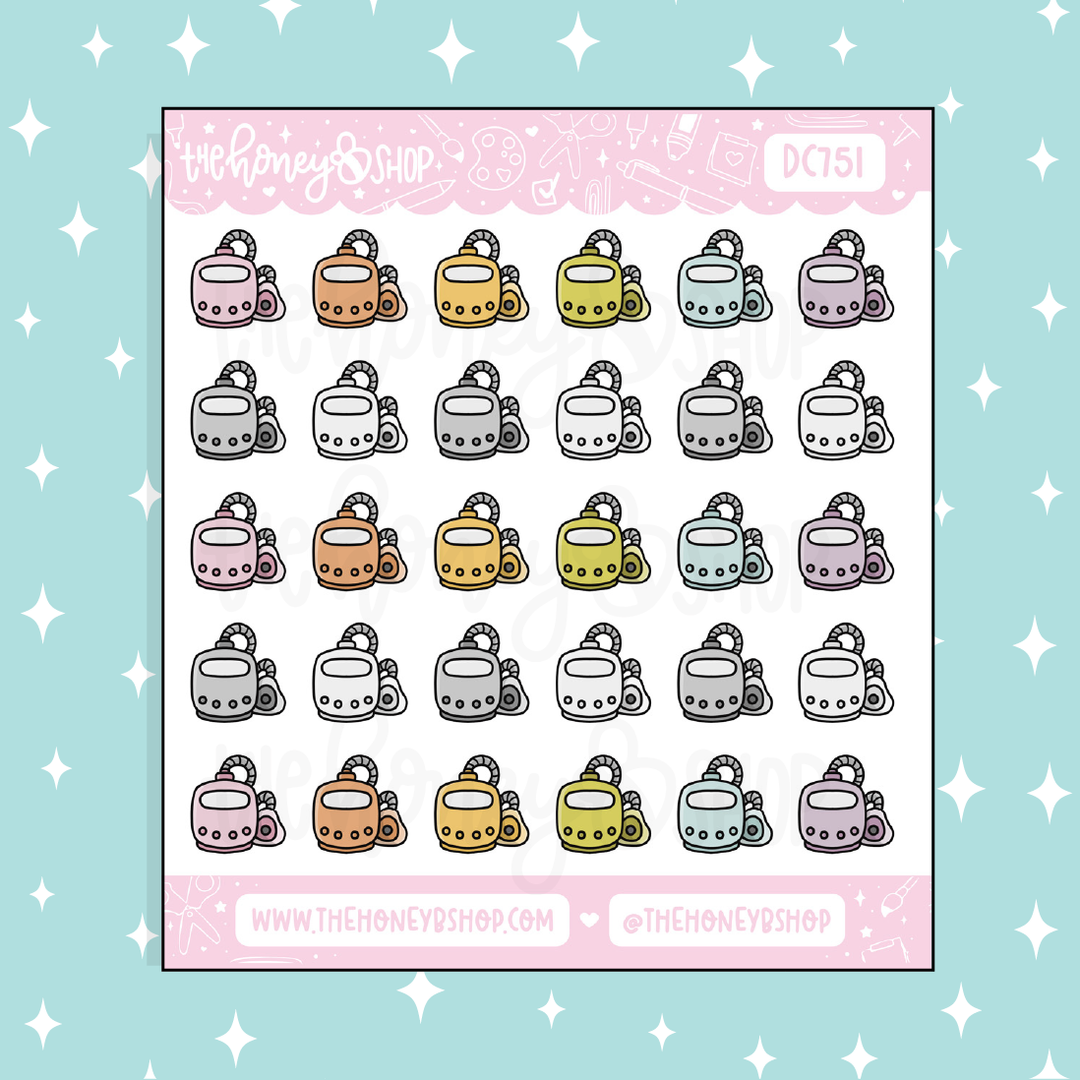 Using Cpap Machine Stickers CPAP Machine Icon Doodle Sticker – TheHoneyBShop