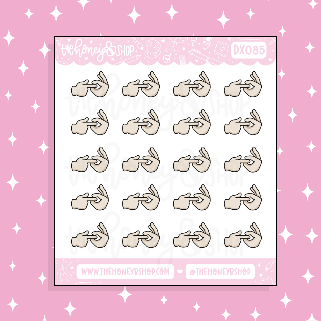 IYKYK Sexy Time Hands Doodle Sticker | Choose your Skin Tone!