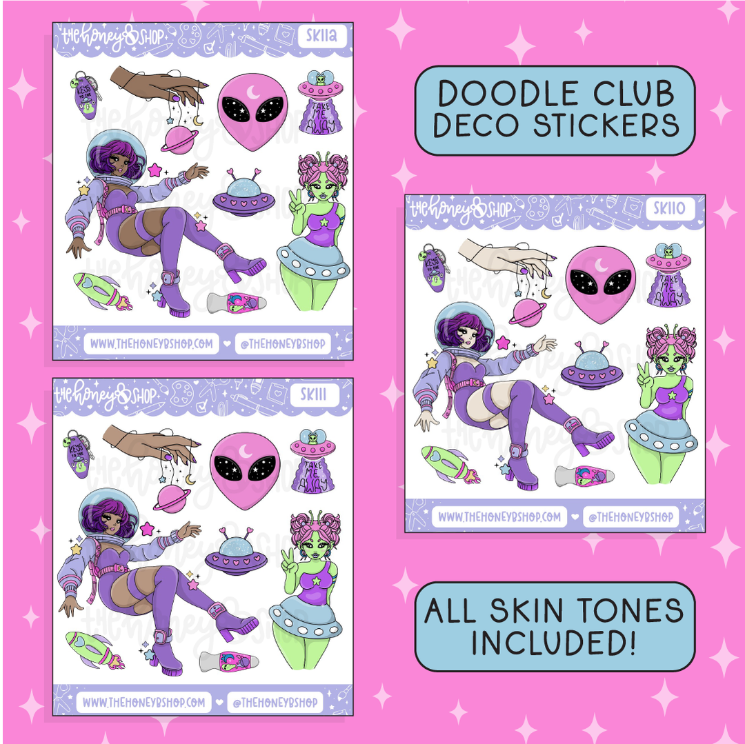 Supernova | Deluxe Digital Babe Box - Printable Stickers &amp; Clipart