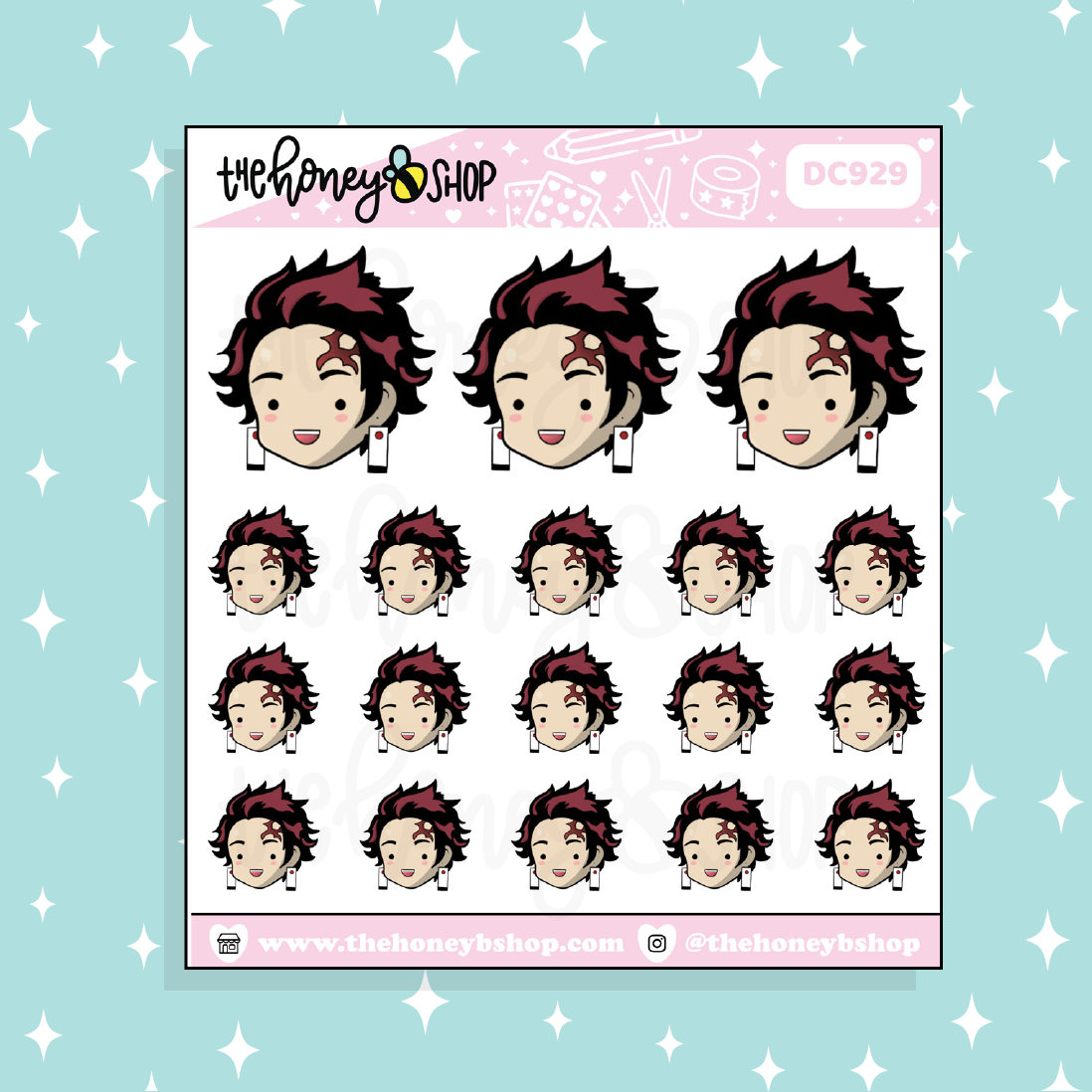 Tanjiro Doodle Sticker