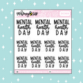 Mental Health Day Doodle Sticker