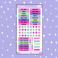 Supernova Headers + Bullet Points Doodle Sticker | A La Carte