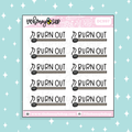 Burn Out Doodle Sticker