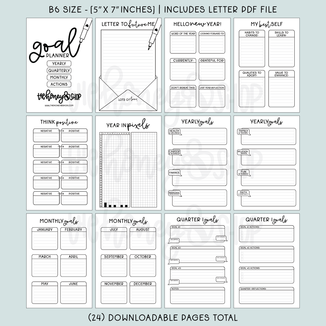 Reset | Deluxe Digital Babe Box - Printable Stickers &amp; Clipart